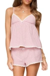 Edikted Danna Pinstripe Babydoll Camisole