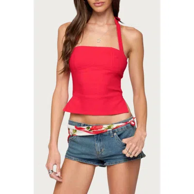 EDIKTED EDIKTED DARA HALTER TOP