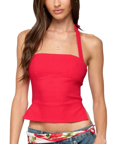 EDIKTED DARA HALTER TOP
