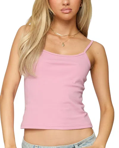 Edikted Deanna Tank Top In Pink