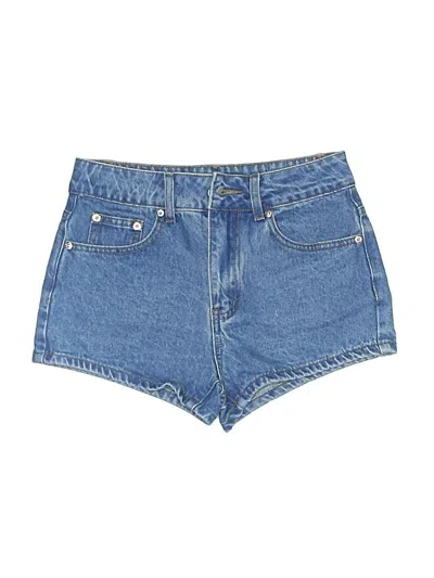 Pre-owned Edikted Denim Shorts In Blue