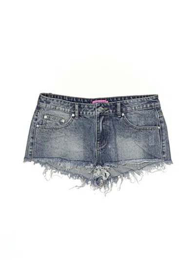 Pre-owned Edikted Denim Shorts In Blue