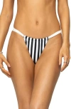 Edikted Dini Stripe Bikini Bottoms