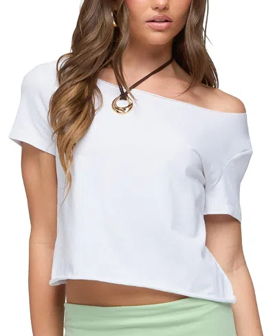 Edikted Dosie Off Shoulder Top In White