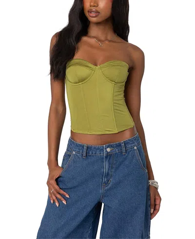 EDIKTED DUNA SHINY CORSET
