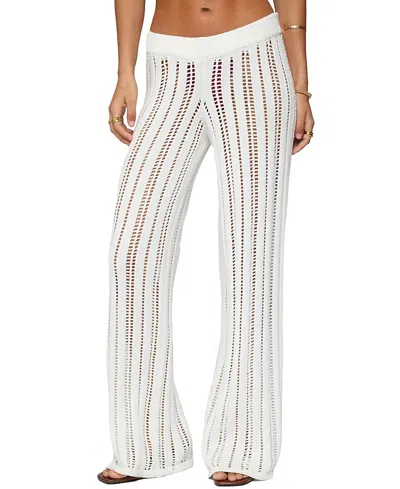 Edikted Echo Ladder Knit Pants