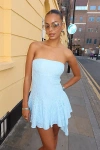 Edikted Elaia Lace Strapless Minidress