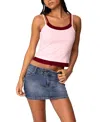 Edikted Element Layered Camisole In Light Pink