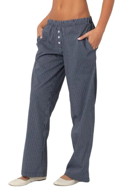 Edikted Ellery Pull-on Boxer Style Pants In White