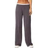 Edikted Elsa Layered Pants In Gray