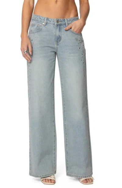 EDIKTED EDIKTED EVERLY STUDDED LOW RISE BAGGY JEANS