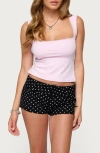 Edikted Fae Open Back Tank In Pink