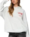Edikted Feeling Lucky Oversized Sweatshirt In White