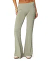 Edikted Flared Logo Graphic Leggings