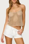 Edikted Florenza Open Crochet Tank Top