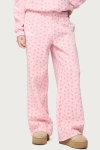 Edikted Flower Power Sweatpants In Light/pink, Women's At Urban Outfitters In Pink
