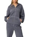 Edikted Forever Oversized Hoodie In Gray