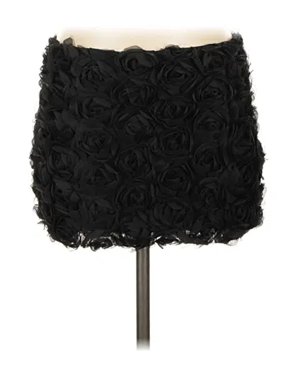 Pre-owned Edikted Formal Skirt In Black