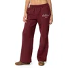 Edikted Get  Relaxed Fit Sweatpants In Burgundy