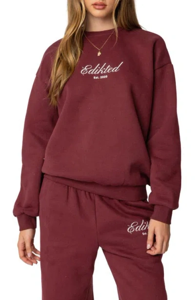 EDIKTED GET EDIKTED RELAXED SWEATSHIRT