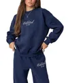 Edikted Get Sweatshirt In Navy