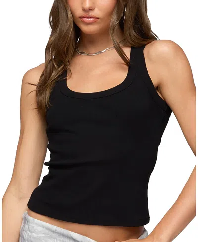 Edikted Harlowe Ribbed Racerback Tank Top In Multi
