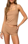 Edikted Hasel Grommet Ribbed Tank Top
