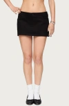 Edikted Hayes Twill Miniskort In Black