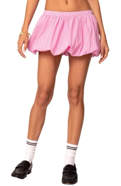 EDIKTED EDIKTED HILA PINSTRIPE BUBBLE MINISKIRT