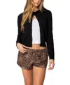 Edikted Hollie Cotton Cardigan In Black
