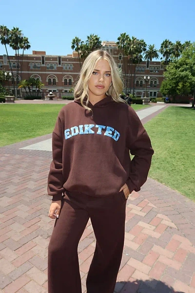 Edikted Hoodie In Brown, Women's At Urban Outfitters