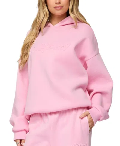 Edikted Hoodie In Pink