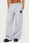 Edikted I Heart London Sweatpants In Gray/melange, Women's At Urban Outfitters In Gray