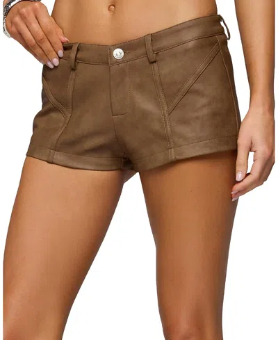 Edikted Idara Micro Shorts In Multi