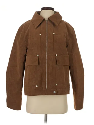 Pre-owned Edikted Jacket In Brown
