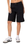 EDIKTED EDIKTED JACQUI LOW RISE DENIM BERMUDA SHORTS