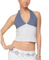 Edikted Janna Color Block Halter Top In Multi
