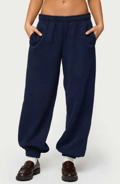 Edikted Jayce Sweatpants In Blue