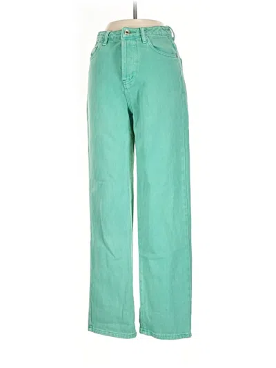 Pre-owned Edikted Jeans In Green
