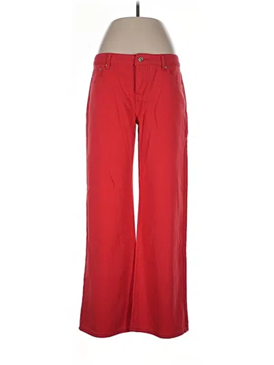 Pre-owned Edikted Jeans In Red