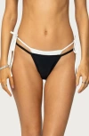 Edikted Jessica Layered String Bikini Bottoms