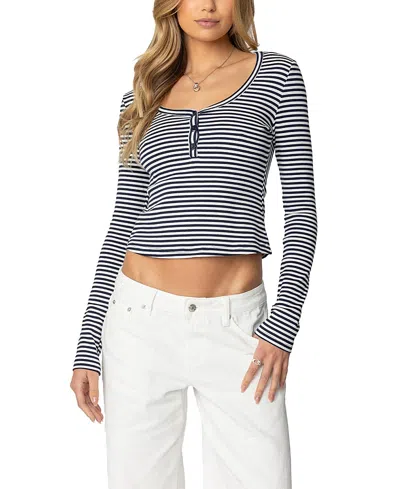EDIKTED JOCELYN STRIPED TOP