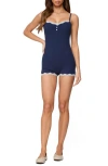 Edikted Juni Henley Ribbed Romper