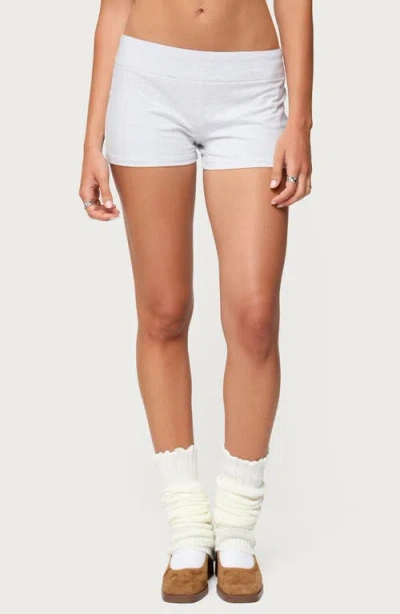 Edikted Kadena Bike Shorts In Gray