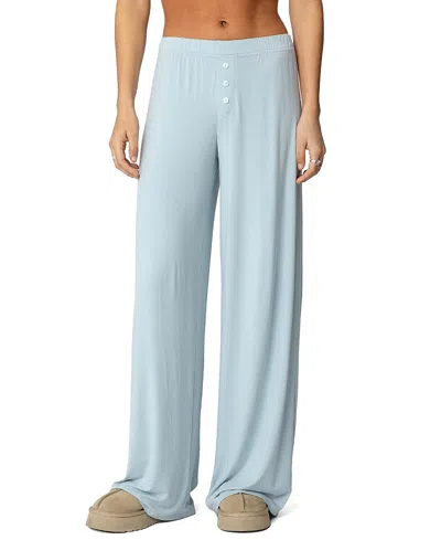 Edikted Kait Pants In Blue