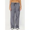 Edikted Kathleen Oversized Cotton Cargo Pants In Gray