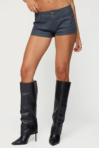 Edikted Kayra Micro Shorts In Dark/gray, Women's At Urban Outfitters