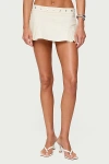 Edikted Keli Studded Miniskort In Neutral