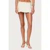 Edikted Keli Studded Miniskort In Neutral