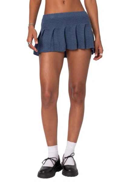 EDIKTED KIERA PLEAT SWEATER MINISKIRT